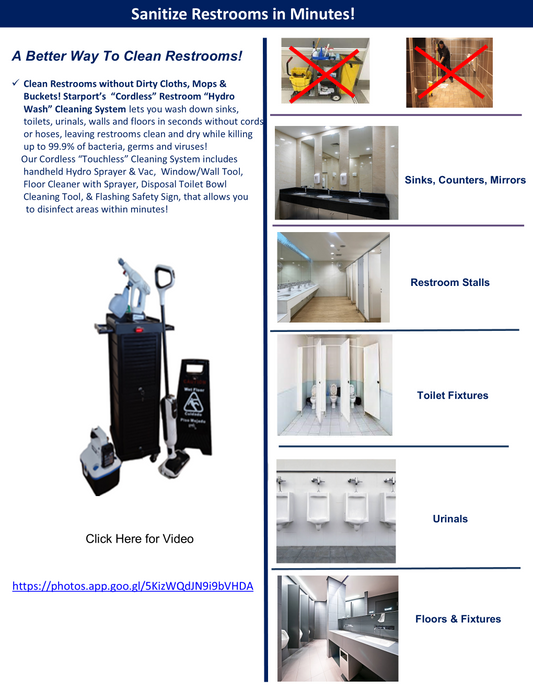 Restroom Cleaning System